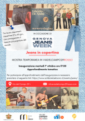 Jeans in copertina in viadelcampo29rosso